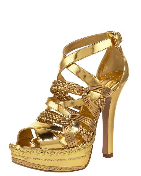 prada gold sandal|Prada gold sandals heels.